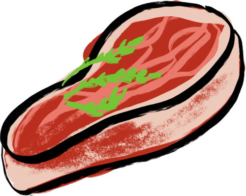 ingredients-meat illustration